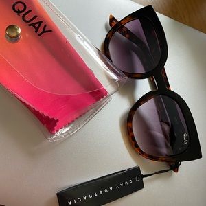 Quay noosa sunglasses - black tortoise/brown fade